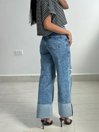 Vibrant vintage jeans