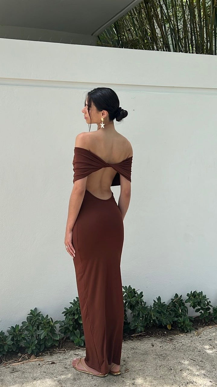 Backless Maxi Dress