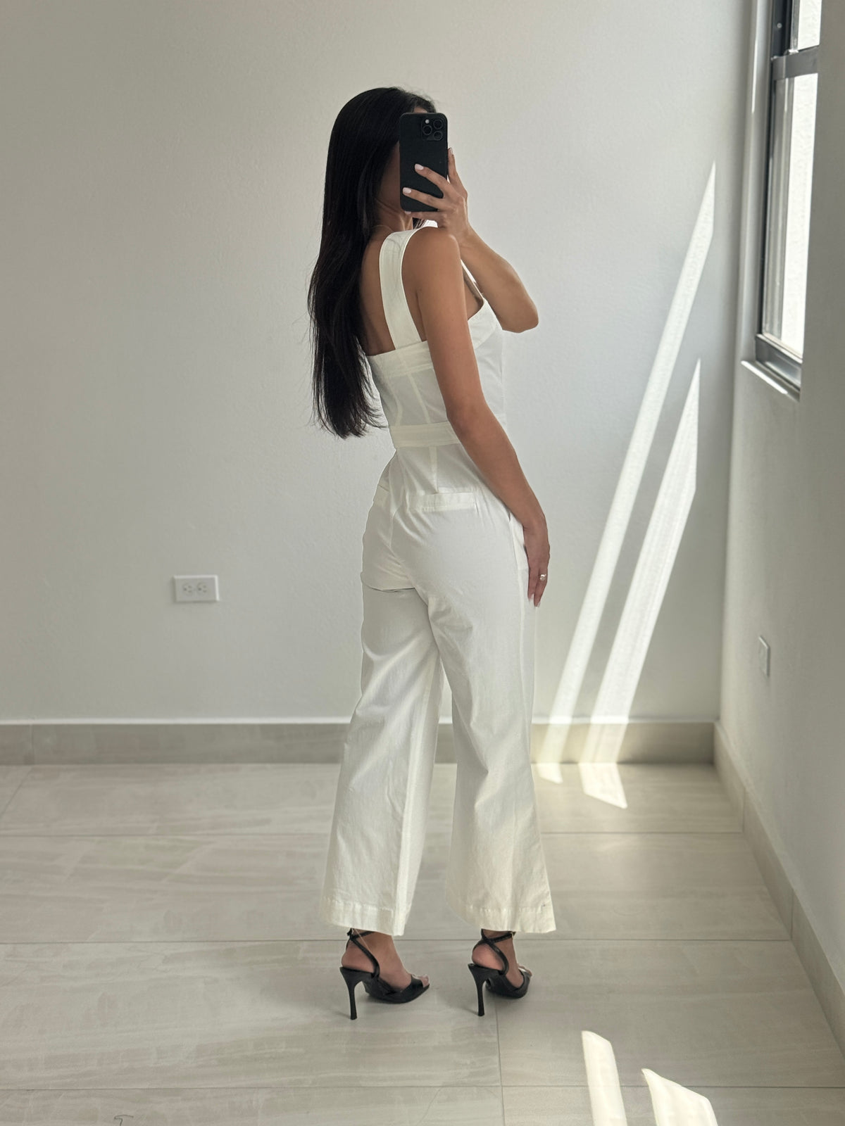 Wide leg jumpsuit