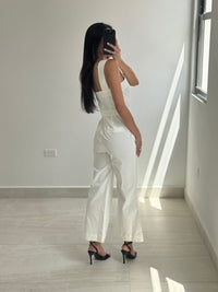 Wide leg jumpsuit