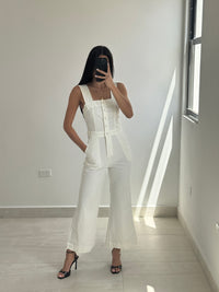Wide leg jumpsuit