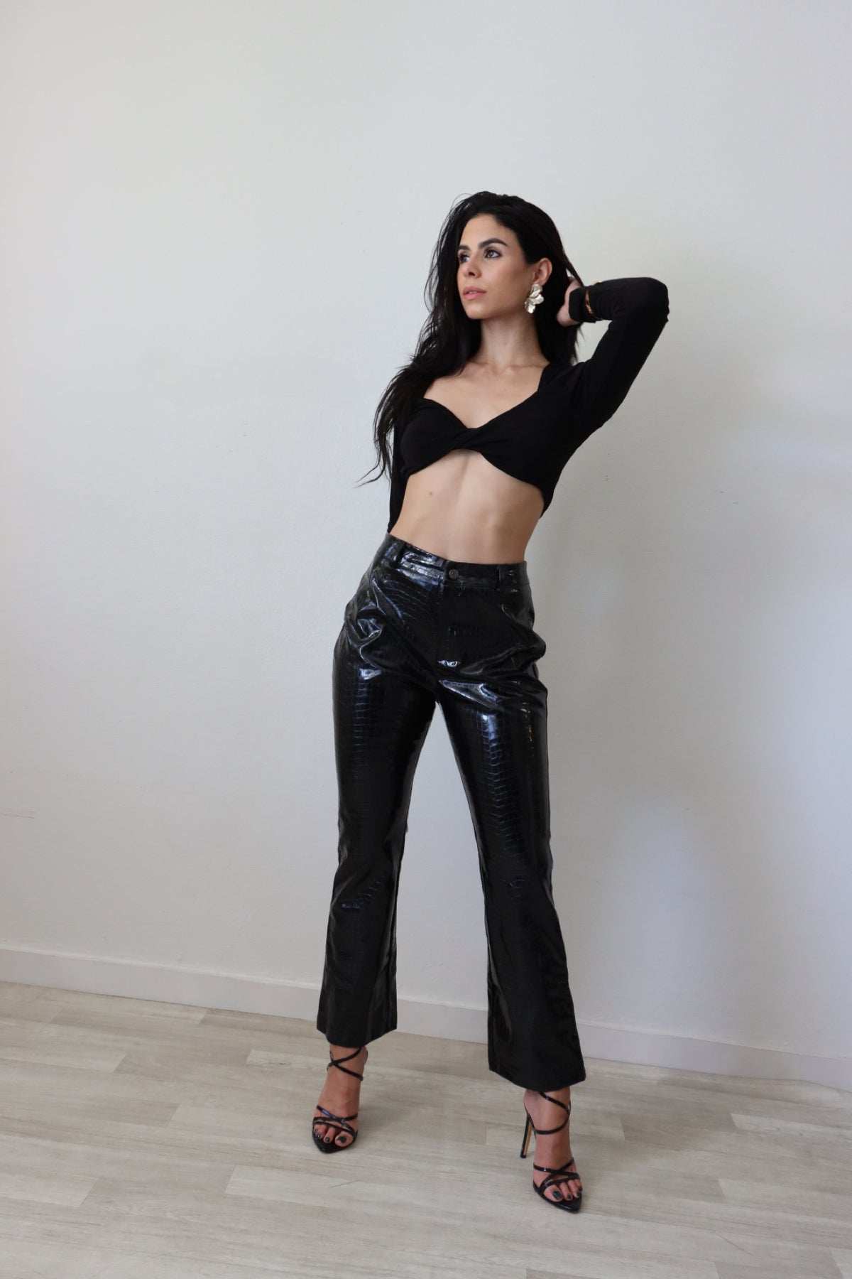 Zara leather pants