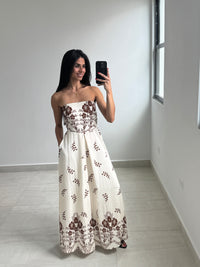 Floral Tube Jumpsuit