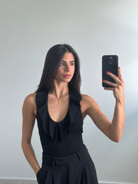 Halter neck bodysuit