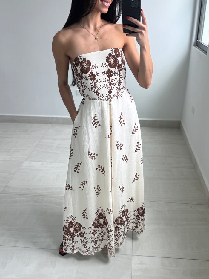 Floral Tube Jumpsuit