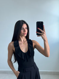 Halter neck bodysuit