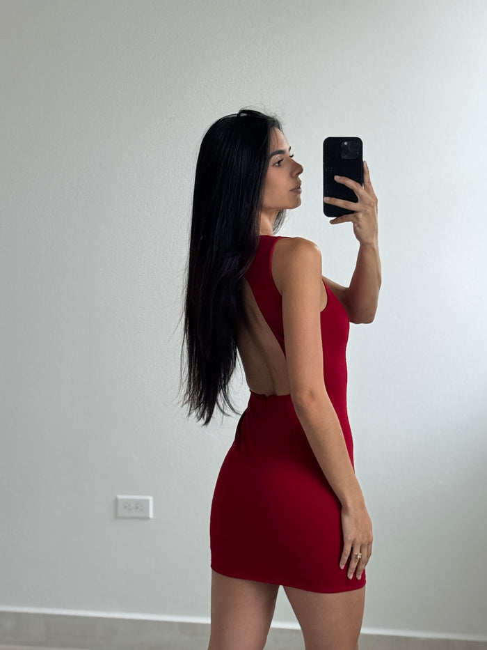 Open back Mini Dress