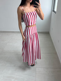 Red stripe set