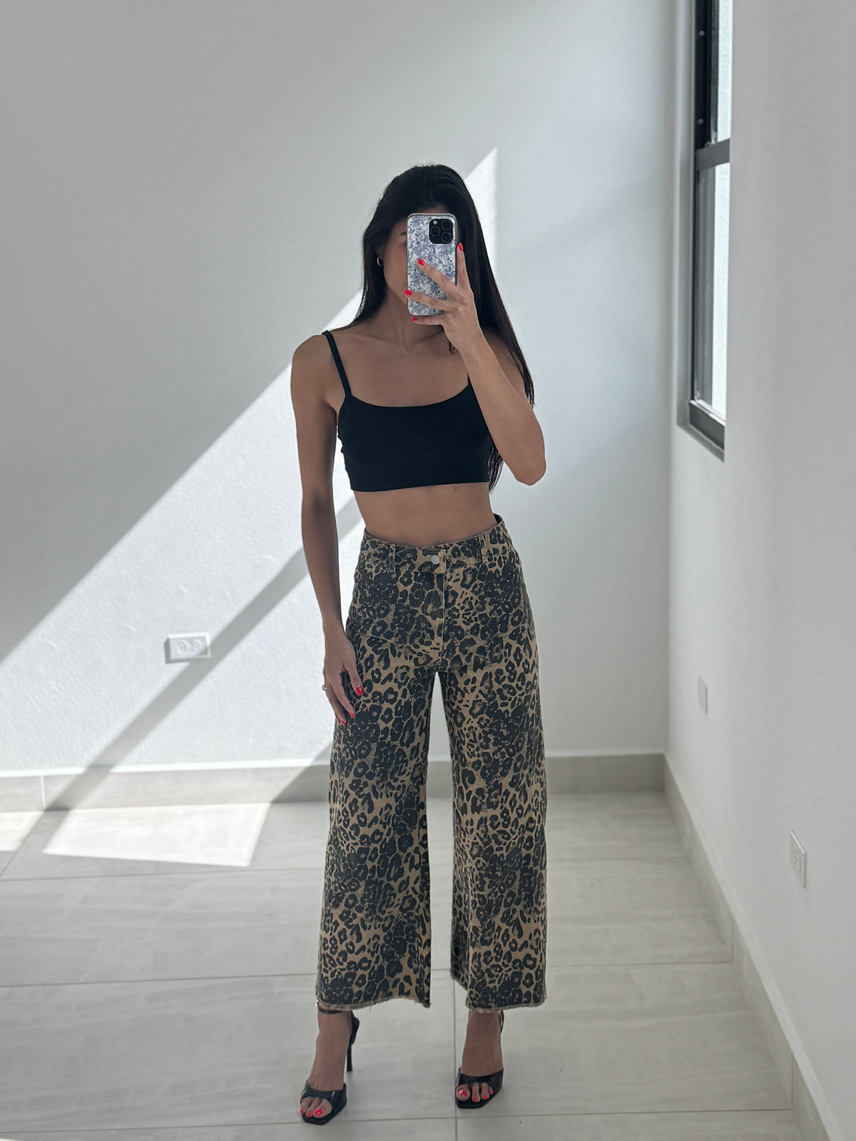 Leopard Denim